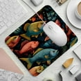 thumbnail image 2 of Fish Square 8.3x9.8 Inch Non-Slip Rubber Bottom Printed Mousepad Desk Mat Gaming Mousepad for Office and Gaming, 2 of 6