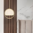 thumbnail image 3 of Designers Fountain Eterna 1 Light Brushed Gold Pendant, D274M-16P-BG, 3 of 4