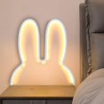 thumbnail image 4 of Wzzjkit LED Rabbits Light Wall Bedside Lamp Small Night Light Decoration USB Plug-in Model, 4 of 9