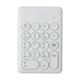 thumbnail image 1 of funtasica 1 Clavier Numérique avec Récepteur Antidérapant ed Mini pour Ordinateur Portable de Bureau Blanc A, 1 of 8