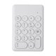 thumbnail image 1 of Mini teclado numérico de 18 teclas para computadora portátil y de escritorio. Blanco A, 1 of 8