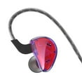 thumbnail image 2 of Seitruly 1 par de auriculares con cable de 3,5 mm con graves en la oreja para auriculares deportivos con micrófono incorporado, coloridos Type3 NO3, 2 of 6