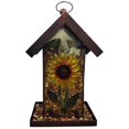 thumbnail image 5 of Angelo Décor Sunflower Glass Bird Feeder, 5 of 5