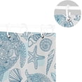 thumbnail image 5 of Coral Turtle Shower Curtain Waterproof Washable Bathroom Shower Curtain Polyester Cloth Fabric Bathroom Decor Set with 12 Hooks, 60x72 inches, 5 of 6