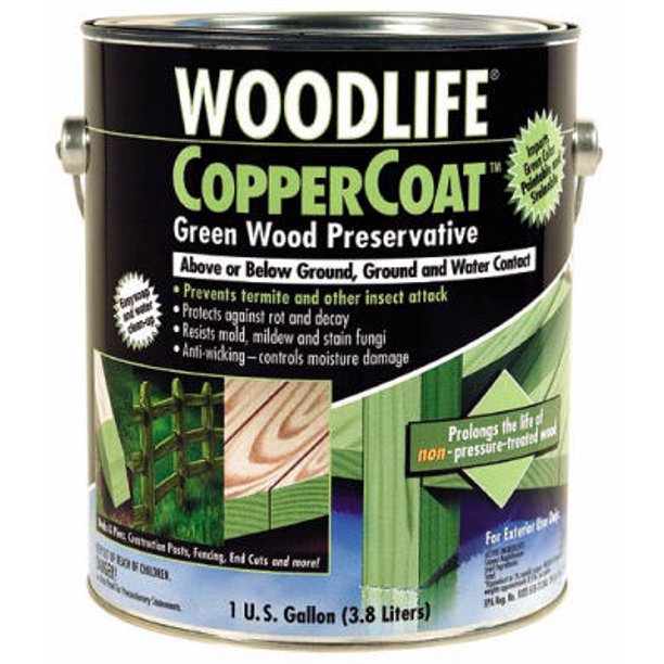 Wolman Woodlife MultiPurpose Coppercoat Green Wood Preservative, 1 Qt