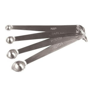 Norpro 5pc Mini Stainless Steel Measuring Spoons Set - Tad, Dash, Pinch,  Smidgen and Drop 3 Pack 