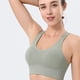 thumbnail image 2 of Brasieres de Mujer Sujetador Deportivo de Talla Grande para Mujer, con Tirantes Ajustables En La Parte Delantera, sin Aros, para Entrenamiento, Yoga, Running y Atletismo. Grande, 2 of 4