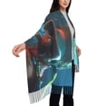 thumbnail image 4 of Sikiie Underwater Office Diver Shawl Wraps Big Scarf Tassel Fall Winter Thick Scarf Warm Shawl Women Fall Gifts, 4 of 8