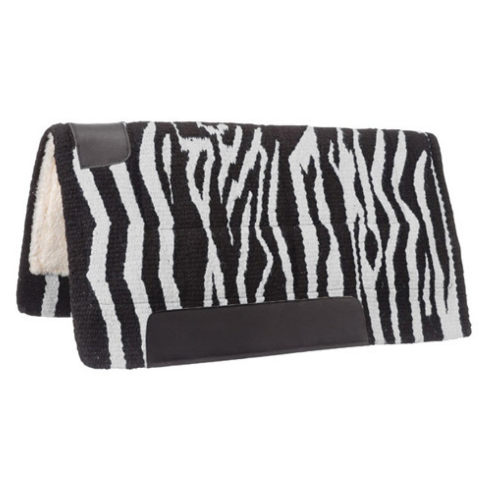 Tough1 Wool Zebra Print Saddle Pad