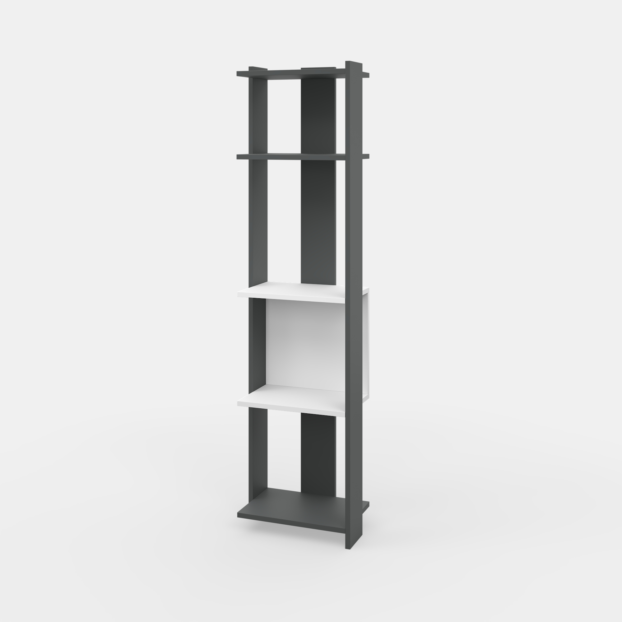 Ada Home Decor Abis Narrow Modern Bookcase