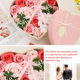 thumbnail image 4 of Advancent Caja de regalo Hi.FANCY con forma de corazón, caja de regalo con flores, organizador de decoración de papel para Kits de decoración para fiestas Rosado, 4 of 6