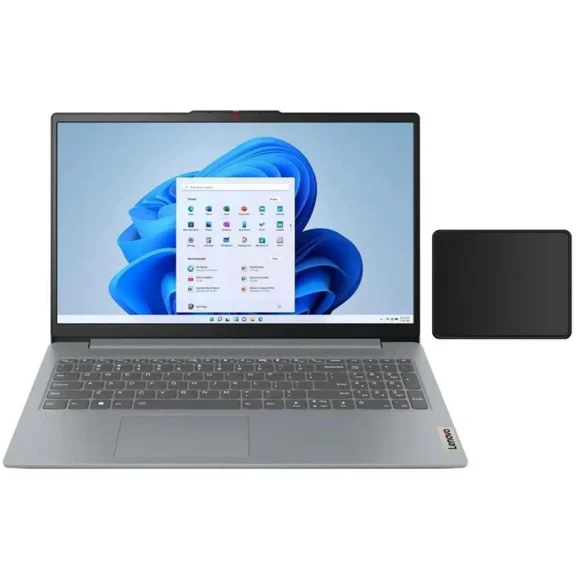 Lenovo IdeaPad Slim 3i 15.6" Full HD Laptop | Intel Core i3-N305 | Intel UHD Graphics| Copilot | Webcam| Grey | 8GB RAM | 128GB SSD |Windows 11 S |Bundle with Mouse Pad