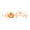 Orange, variant on Vinyl Wall Art Decal - Heart Bit Halloween - 33.5" x 11" - Scary Pumpkin Face Seasonal Quote Sticker For Entryway Storefront Office Living Room Horror Spooky Decor