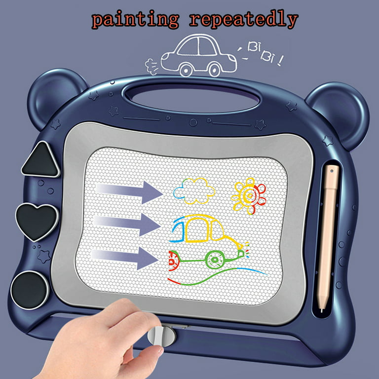 Magnetic Drawing Board For Toddlers Age 1-3 Doodle Sketch Pad Girls/boys  Educational Preschool Learning Birthday Gifts