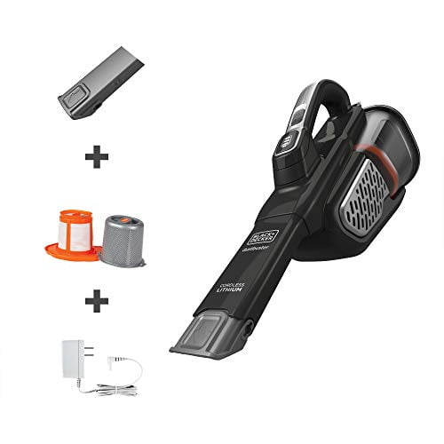 BLACK+DECKER dustbuster Handheld Vacuum, Cordless, AdvancedClean+ , Black (HHVK515J00FF)