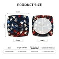 thumbnail image 5 of Disketp Red Blue White Stars for Square Chair Cushion Covers for Hotel, Bedroom, Office,Machine Washable-Four Pieces, 5 of 7