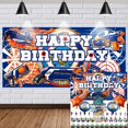 thumbnail image 2 of Dart Battle War Nerf Party Supplies Decorations Birthday Cake Topper Banner Decor Backdrop Balloons, 2 of 7