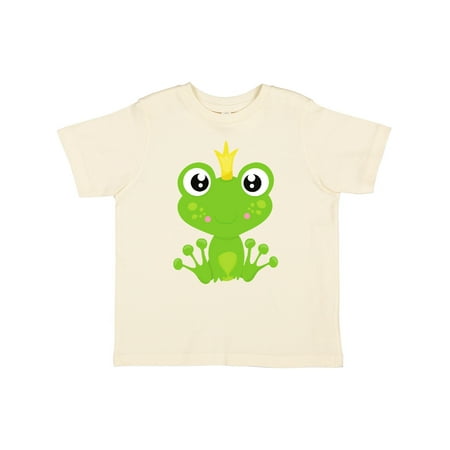 

Inktastic Cute Frog Green Frog Frog Prince Crown Gift Toddler Boy or Toddler Girl T-Shirt