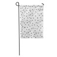 thumbnail image 1 of POGLIP Abstract Random Dots Pattern Black Circle Creative Dotted Elegance Geometric Garden Flag Decorative Flag House Banner 12x18 inch, 1 of 2