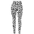 thumbnail image 3 of Gibobby Leggings Afelpados Mujer Casual Comfort Prints Leggings Pantalones yoga Pantalones largos（Blanco， L), 3 of 5