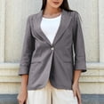thumbnail image 2 of WEAIXIMIUNG Veste Chauffante pour Femmes Mode Décontractée Ample Manches Fines Petit Cardigan Costume, 2 of 9
