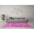 thumbnail image 3 of Ahgly Company Indoor Rectangle Medallion Pink Traditional Area Rugs, 4' x 6', 3 of 4