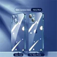 thumbnail image 3 of Funda de teléfono transparente con revestimiento de lujo para iPhone 16, 15, 14, 13, 12, 11 Pro Max, 16, 15 Plus, Mini, XS, XR, X, cubierta protectora de película para lente, 3 of 5
