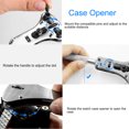 thumbnail image 3 of iMounTEK 21 PCS Watch Repair Tool Kit Hand Link Remover Watch Band Holder Case Opener with Free Carrying Case, 3 of 6