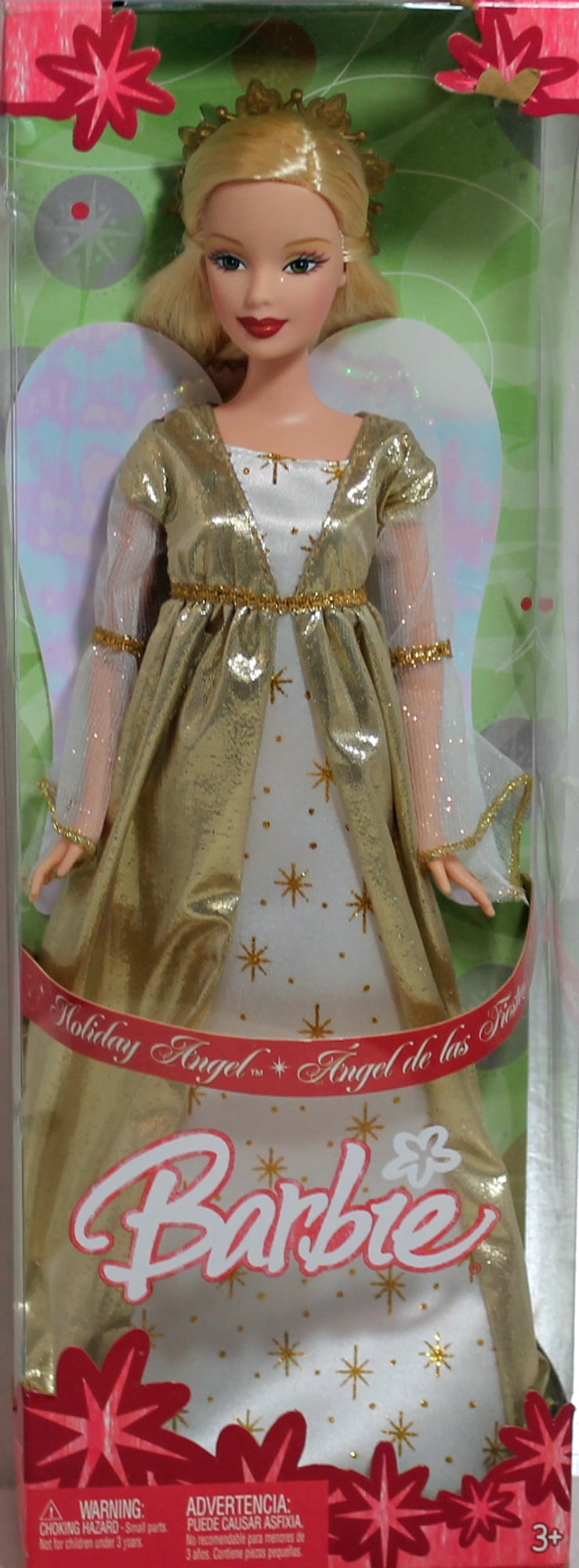 2005 Holiday Angel Barbie, NRFB, (16602) NonMint Box Blonde