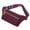 Wine Red, variant on Franhais Women Waist Bag Waterproof Fanny Pack Fashion Crossbody Belt Bag Phone Holder for Outdoors Sports Hiking