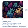 thumbnail image 5 of Print Printed Square Desk Mat Mousepad, 8.3x9.8 Inch, Non-Slip Rubber Bottom, Suitable for Office and Gaming, 5 of 6