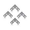thumbnail image 3 of OULII 10Set L-Shape Corner Bracket for Durable and Reliable Use in Multiple Applications, 3 of 4