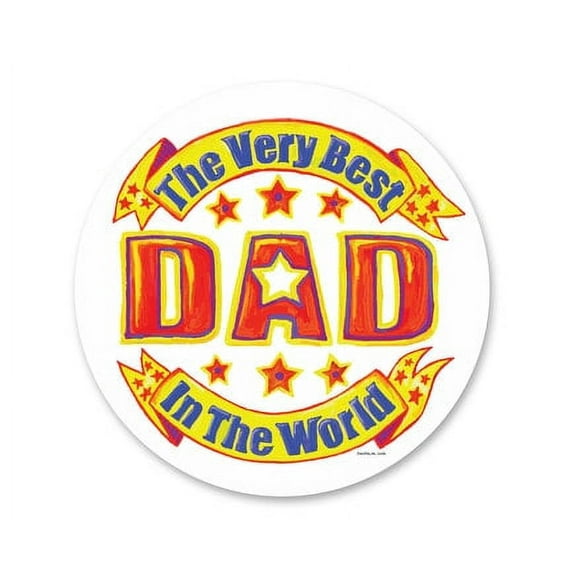 The Very Best Dad Edible Icing Image Cake Decoration Topper -1/4 Sheet