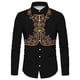 thumbnail image 1 of Camisa vaquera tribal para hombre, cómoda, suave, de alta calidad, diseño de botones a la moda, camisa hawaiana, 1 of 6