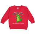 thumbnail image 2 of Inktastic There's No Party Like Mardi Gras-alligator Toddler Sweatshirt, 2 of 4