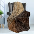 thumbnail image 4 of Coffee Soft Flannel Fleece Blanket, Many Varieties of Roasted Beans with Darkening Color Scheme Strong Taste, Cozy Plush for Indoor and Outdoor Use, 50" x 60", Beige Brown Pale Brown, by Ambesonne, 4 of 5