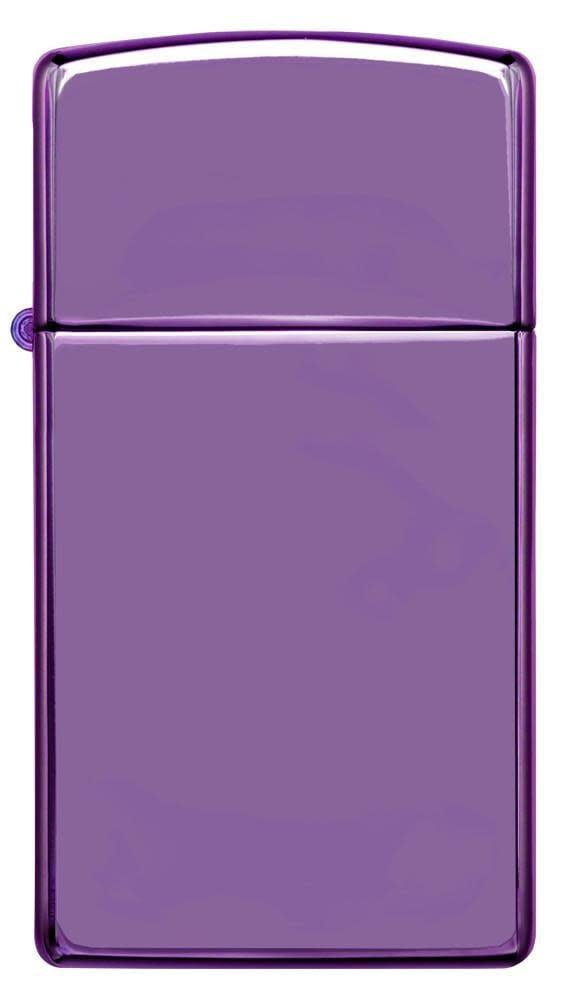 Zippo Slim High Polish Purple Pocket Lighter