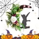 thumbnail image 5 of Corona Gato Y Con Flores para Puerta Halloween 30CM, 5 of 9