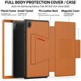 thumbnail image 4 of TECH CIRCLE Magnetic Stand Case for Samsung Galaxy Tab A8 10.5 Inch 2022 Release - Multiple Angles Shockproof Rugged Soft TPU Cover with Pencil Holder Card Slots Auto Sleep/Wake Smart Case,Khaki, 4 of 7