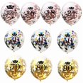 thumbnail image 6 of 12inch Crown Number Confetti Latex Balloons 16 18 21 30 35 40 45 50 55 60 65 70 75 80 Anniversary Birthday Party Decorations, 6 of 9