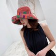 thumbnail image 5 of SERTG Women's Bucket Hat Flip up Double Sided Sun Shading Fashionable Casual Comfortable Fisherman Hat Cap(Red,Free Size), 5 of 5