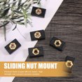 thumbnail image 2 of 6Pcs M6 Copper Sliding Nut Side Mount Slide Track Rail Fishing Rod Pole Holder Mounting Base for Kayak Boat Canoe, 2 of 7