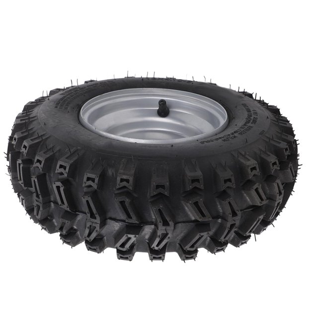 13x4.1-6 13 Tire, Robust Ply Structure M8x3 Bolts Fixation Prevent Puncture Enhanced Control Explosion Proof 6 Inch Tire with Aluminum Alloy Rim for Mower