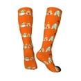 thumbnail image 5 of Lsque Hello Summer Gnome Printed Crew Socks Men's Women's LightWeight Thin Casual Calf Socks ,Knee High Socks,Cotton Socks, 5 of 9