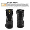thumbnail image 3 of Tiger Safety CSA Men's Work Boots Steel Toe Waterproof Leather 7888, 3 of 7