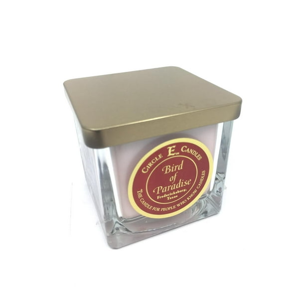 Circle E Bird of Paradise Scented Jar Candle | Size 8oz | 40 Hour Burn