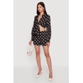 thumbnail image 2 of Women's High Waisted Polka Dot Shorts with Pockets, 2 of 4