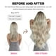 thumbnail image 5 of Extensiones de pelo con cinta adhesiva SUYYA, color marrón chocolate, 50 g, 20 unidades, 22 pulgadas, 5 of 6