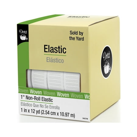UPC: 0072879094077 | Dritz 1 Non-Roll Elastic White 12 Yd.