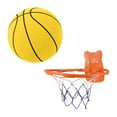 thumbnail image 4 of Cesta de pelota hinchable de baloncesto silenciosa DYNWAVEMX juguete interactivo para padres e hijos Amarillo, 4 of 8
